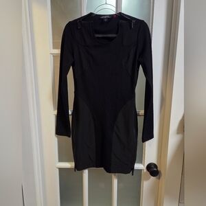 Parasuco Denim Zipper Edgy Zipper Dress Size 8